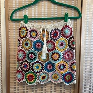 Handmade Crochet Skirt